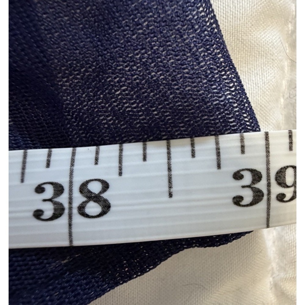 Anthropologie Moulinette Soeurs Alicante Embroidered Tulle Navy Midi Dress Sz 6 - Picture 16 of 16